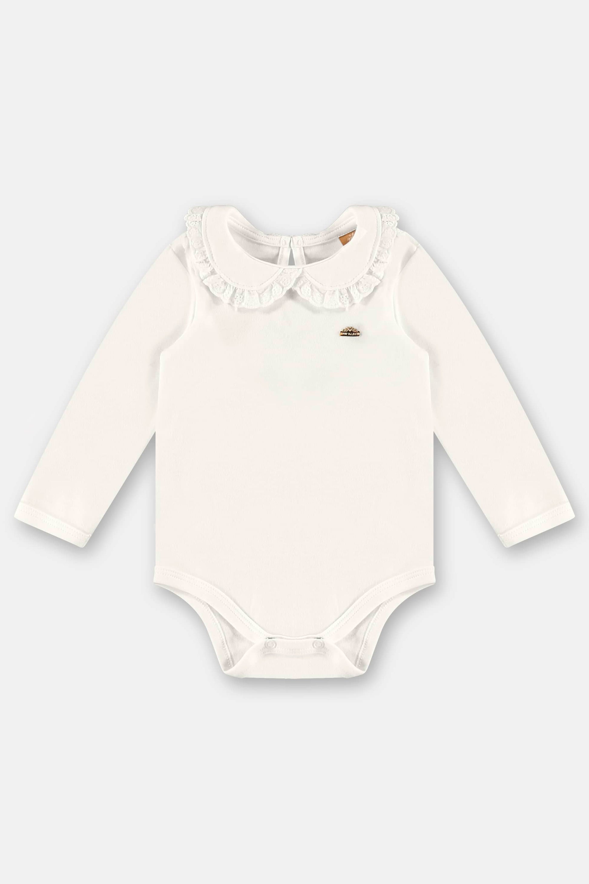 Conjunto Menina Body com Saia Xadrez para Bebê