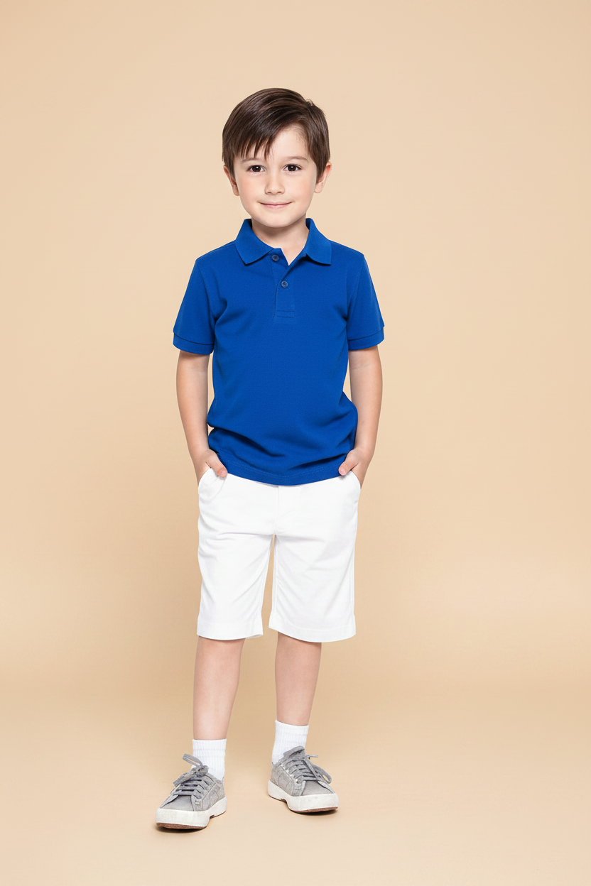 Bermuda Infantil Sarja Manuel Branca