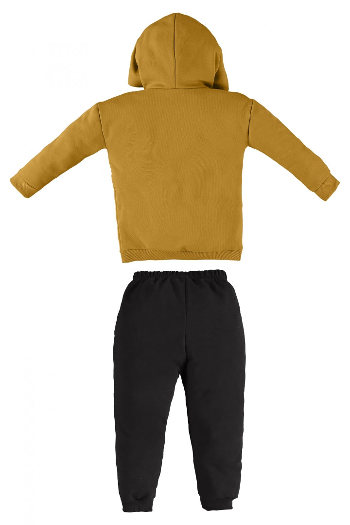 Conjunto Infantil Blusa e Calça em Moletom Peluciado