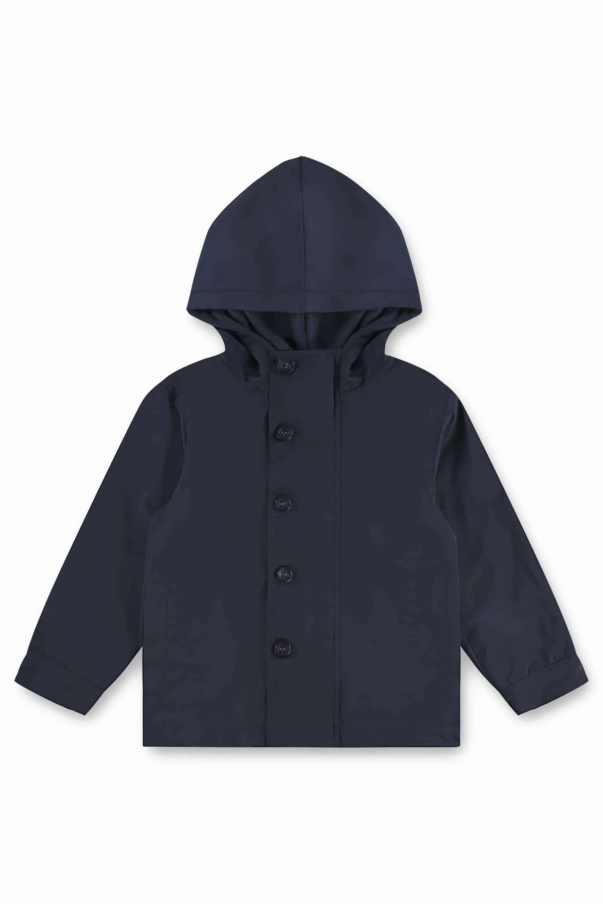 Jaqueta Infantil Menino Impermeável e Forro Soft Azul Marinho — foto 2