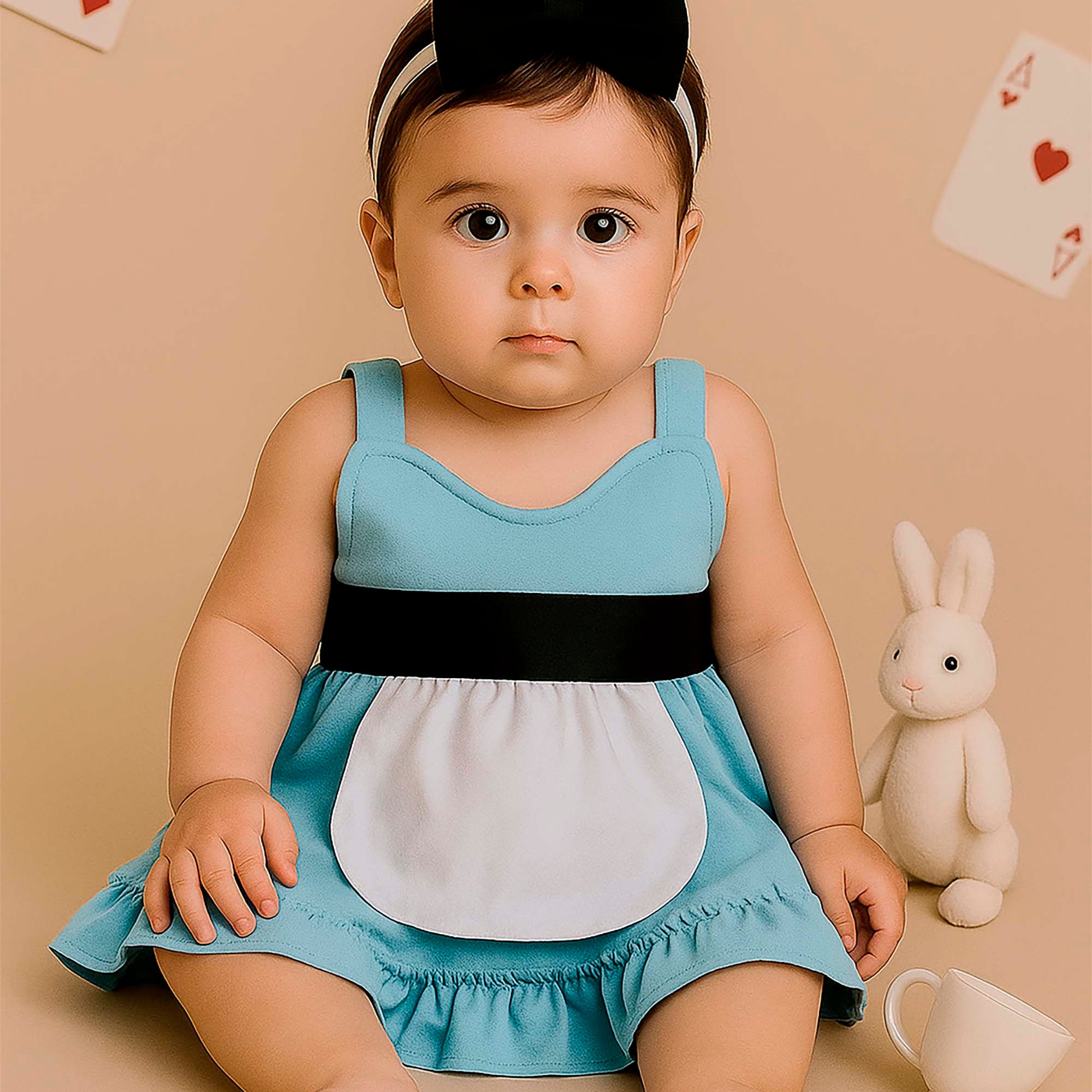 Fantasia Alice no País das Maravilhas para Bebê — foto 1