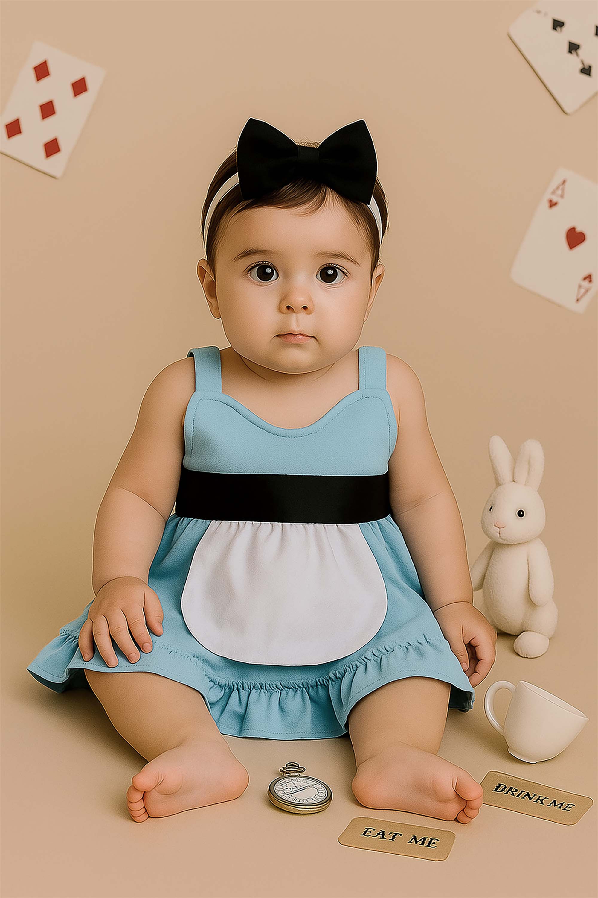 Fantasia Alice no País das Maravilhas para Bebê — foto 1