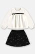 Conjunto Blusa e Saia em Veludo — foto 2