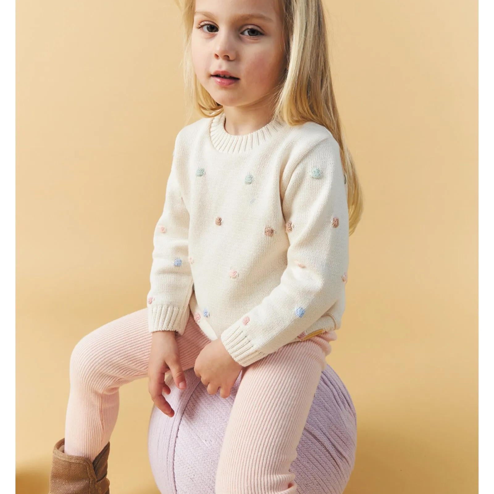 Tricô Infantil Pipoca