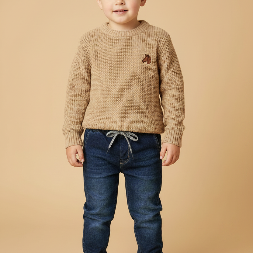 Calça Jeans com Elastano Azul Escuro