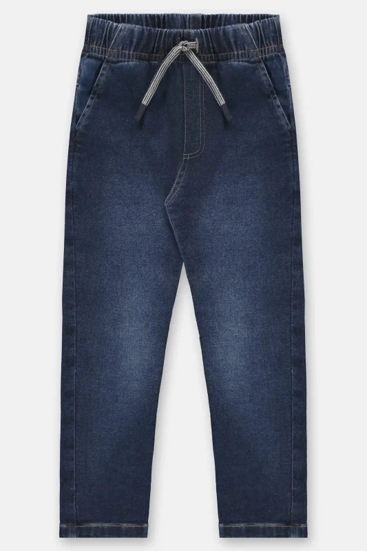 Calça Jeans com Elastano Azul Escuro — foto 1