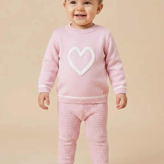 Conjunto Coração Rosa Blush — foto 1