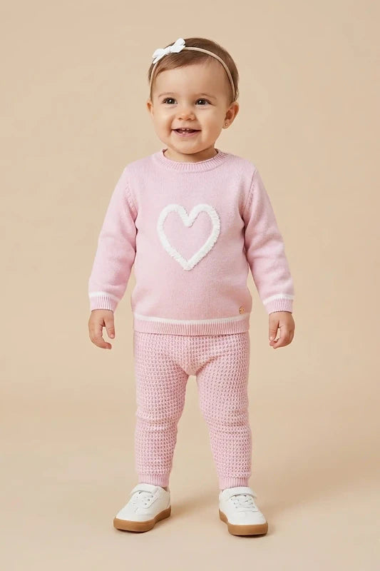 Conjunto Coração Rosa Blush — foto 1