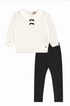 Conjunto Infantil Moletom com Laços e Legging — foto 2