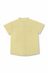 Camisa Infantil Linho Amarelo Manteiga