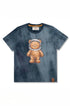 Camiseta Infantil Menino Manga Curta Astronauta Bege — foto 2