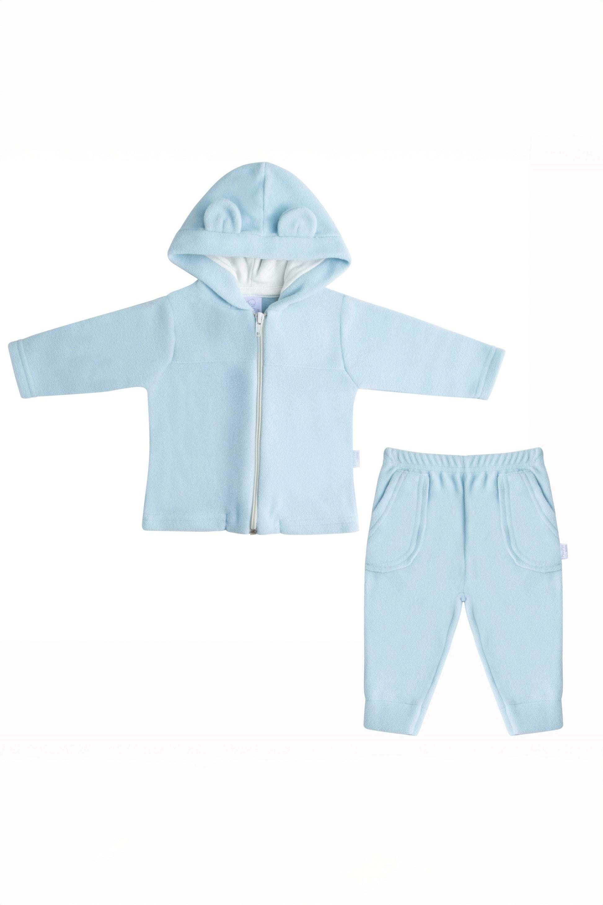 Conjunto Bebê Orelhinha em Soft Azul Claro — foto 1