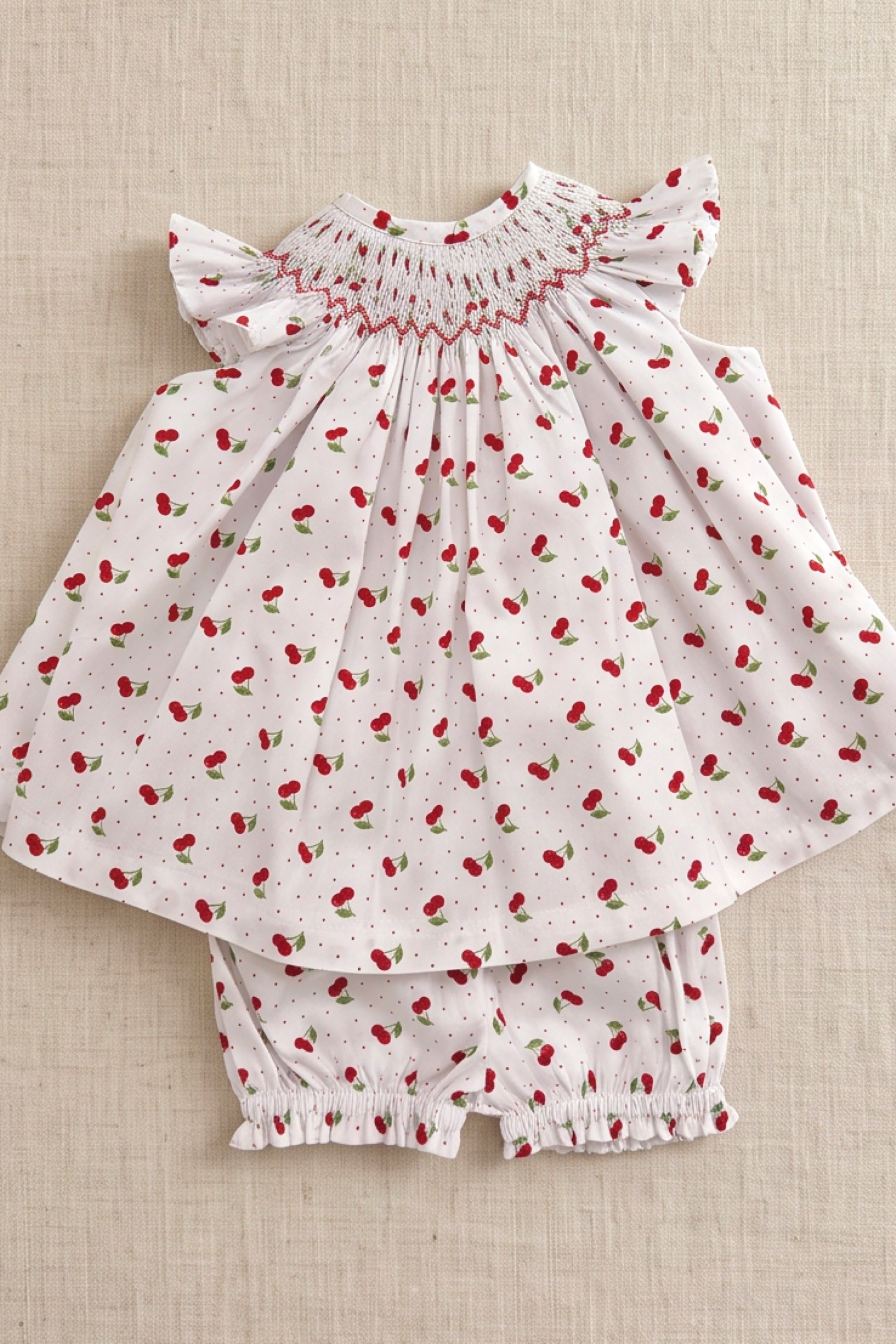 Vestido Russinho Casinha de Abelha Poá Cerejinha