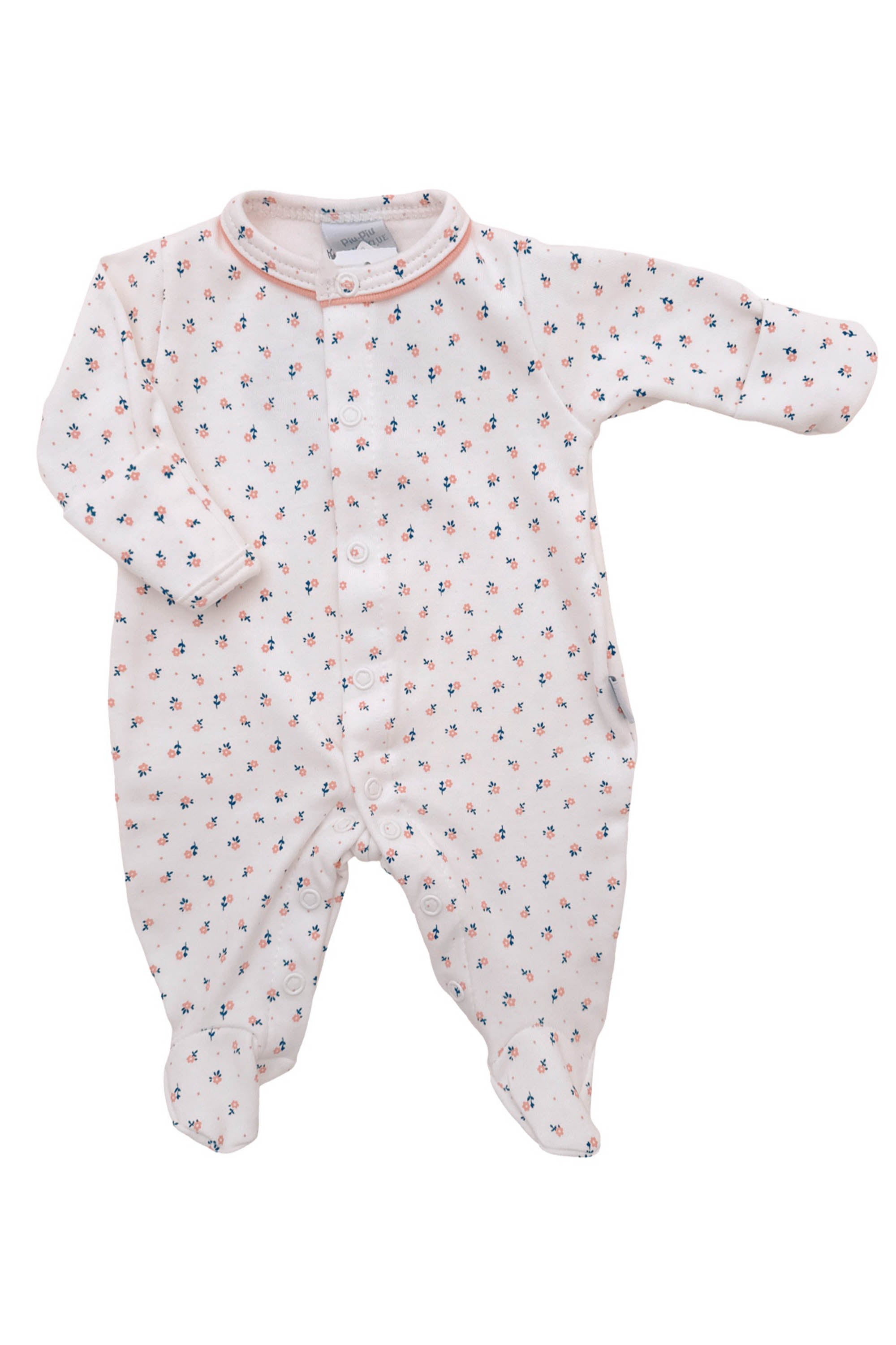 Macacão para Bebê Prematuro em Algodão Egípcio Estampa Margaridas — foto 2
