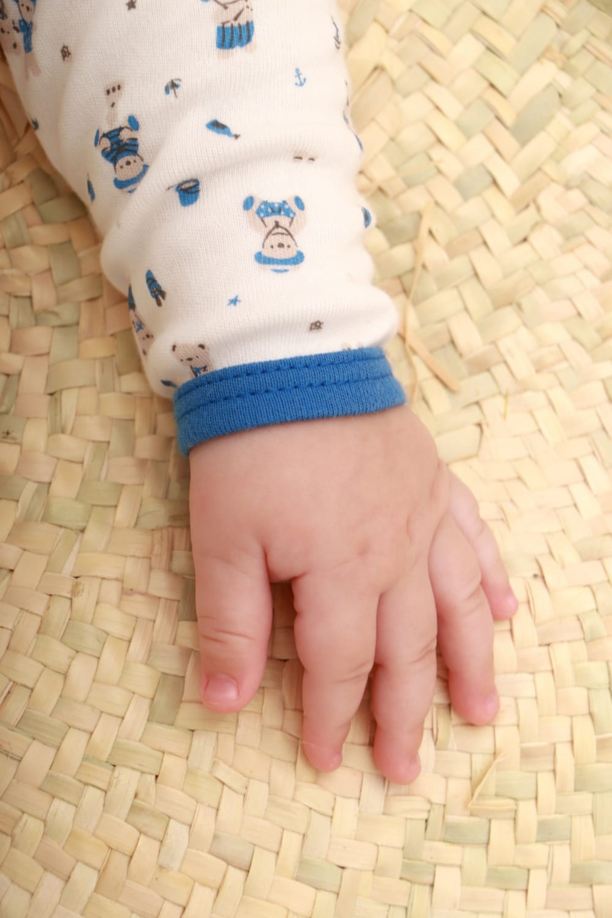 Macacão para Bebê em Algodão Egípcio com Gola Estampa Urso na Praia — foto 3
