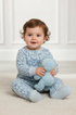 Pijama Macacão Bebê Menino Soft Estampa Urso Azul — foto 1
