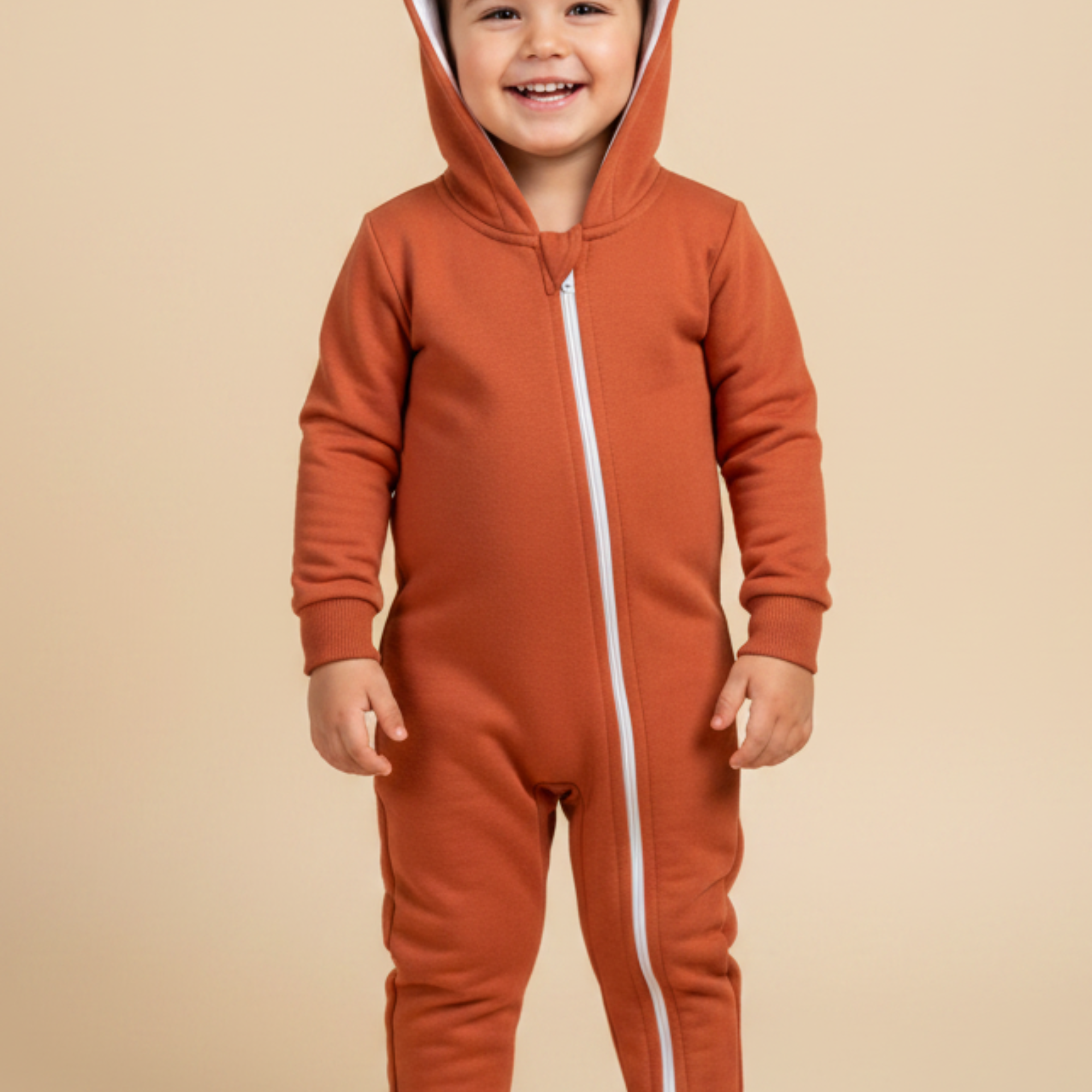 Pijama Macacão Bebê Estampa Raposa