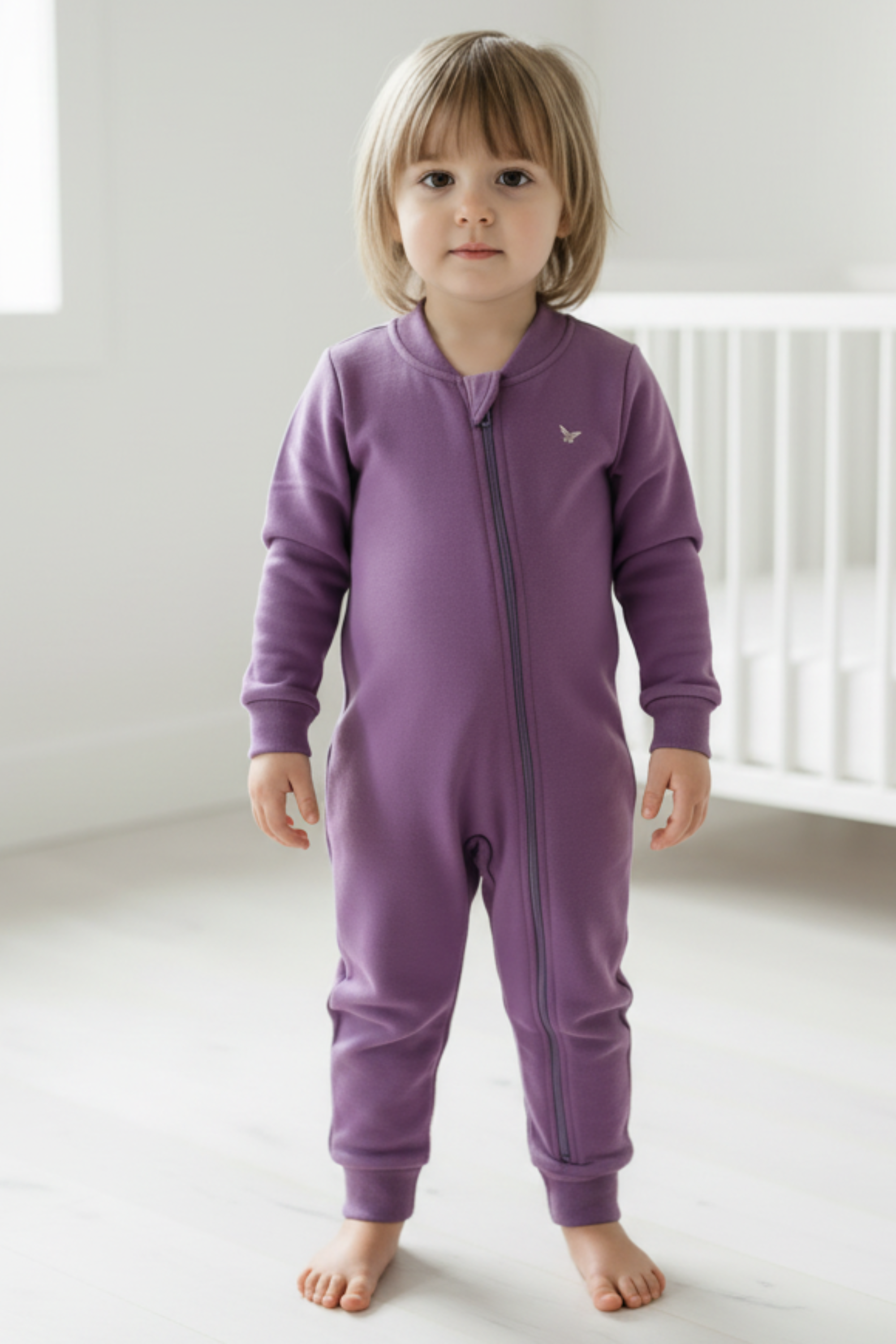 Pijama Macacão Moletom Lilás
 1
