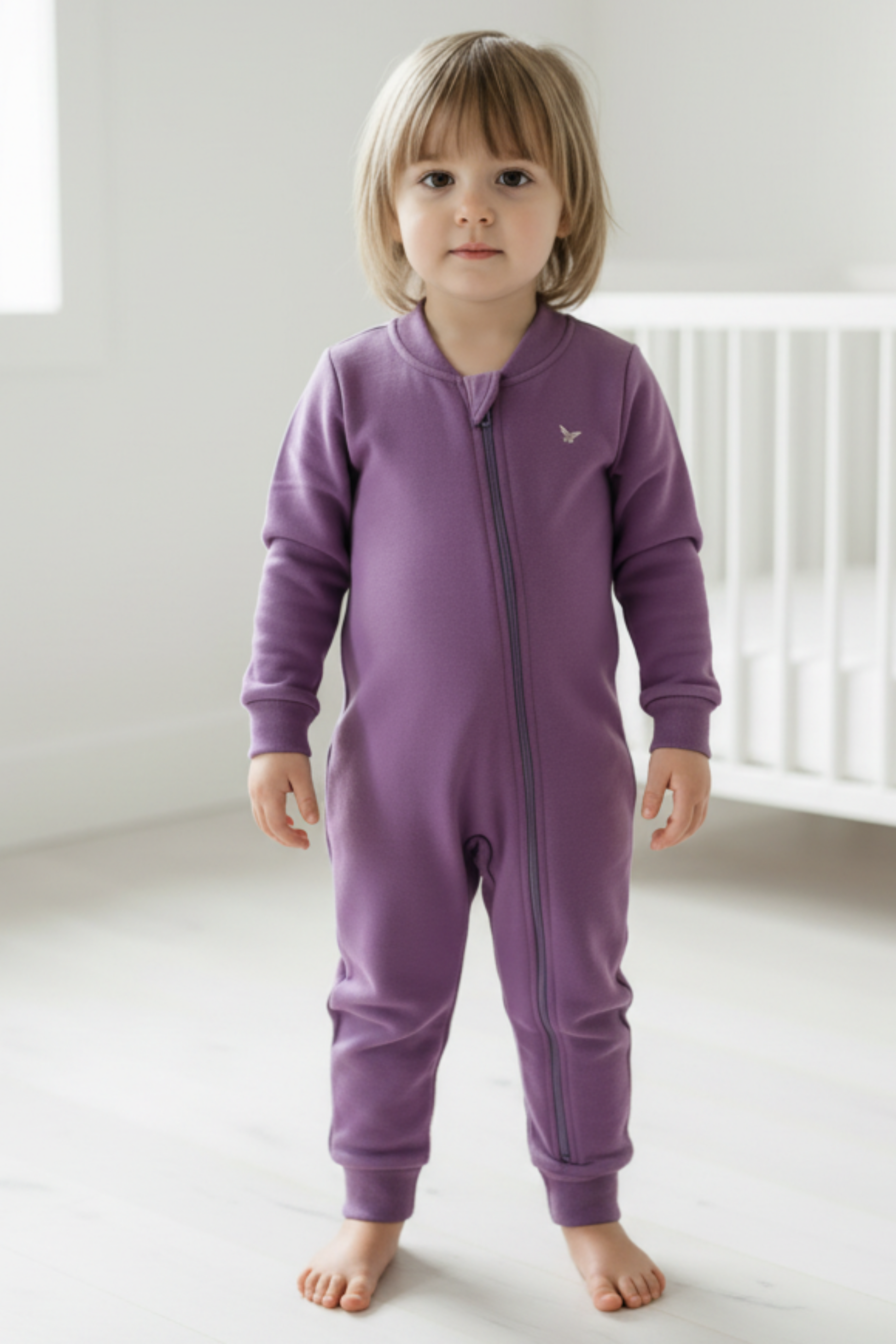 Pijama Macacão Moletom Lilás
 1