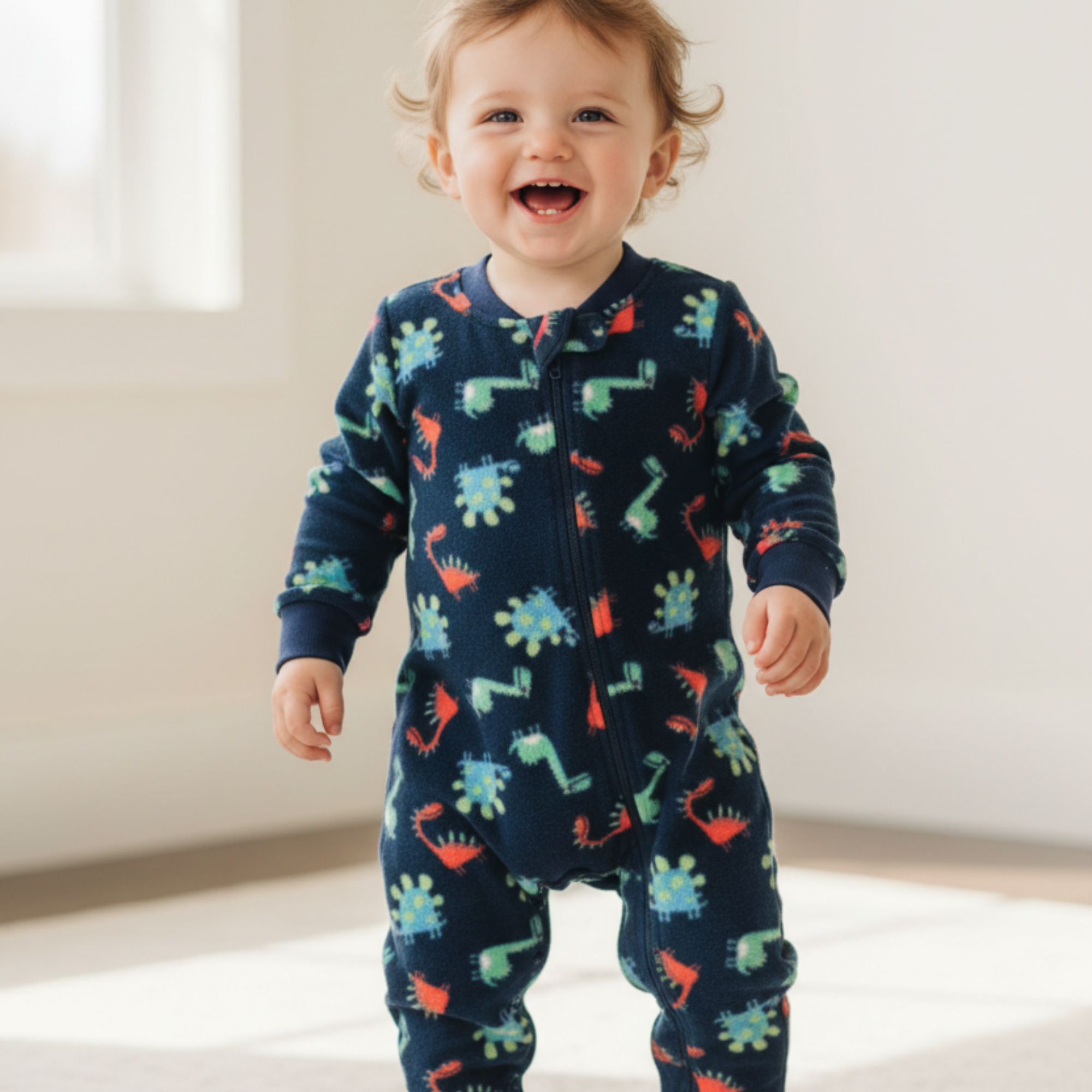 Pijama Macacão Soft Dino Marinho foto 2