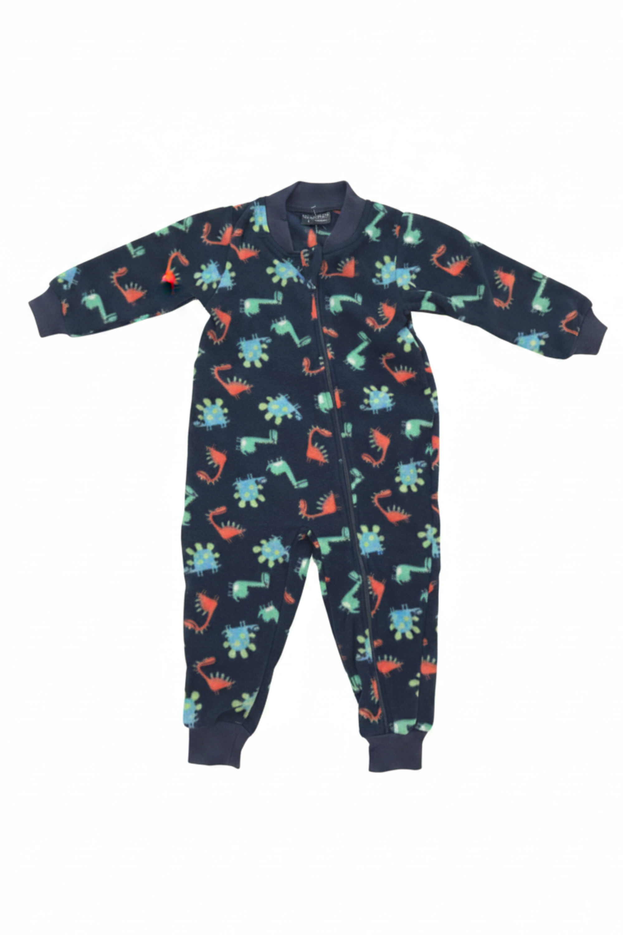 Pijama Macacão Soft Dino Marinho foto 2