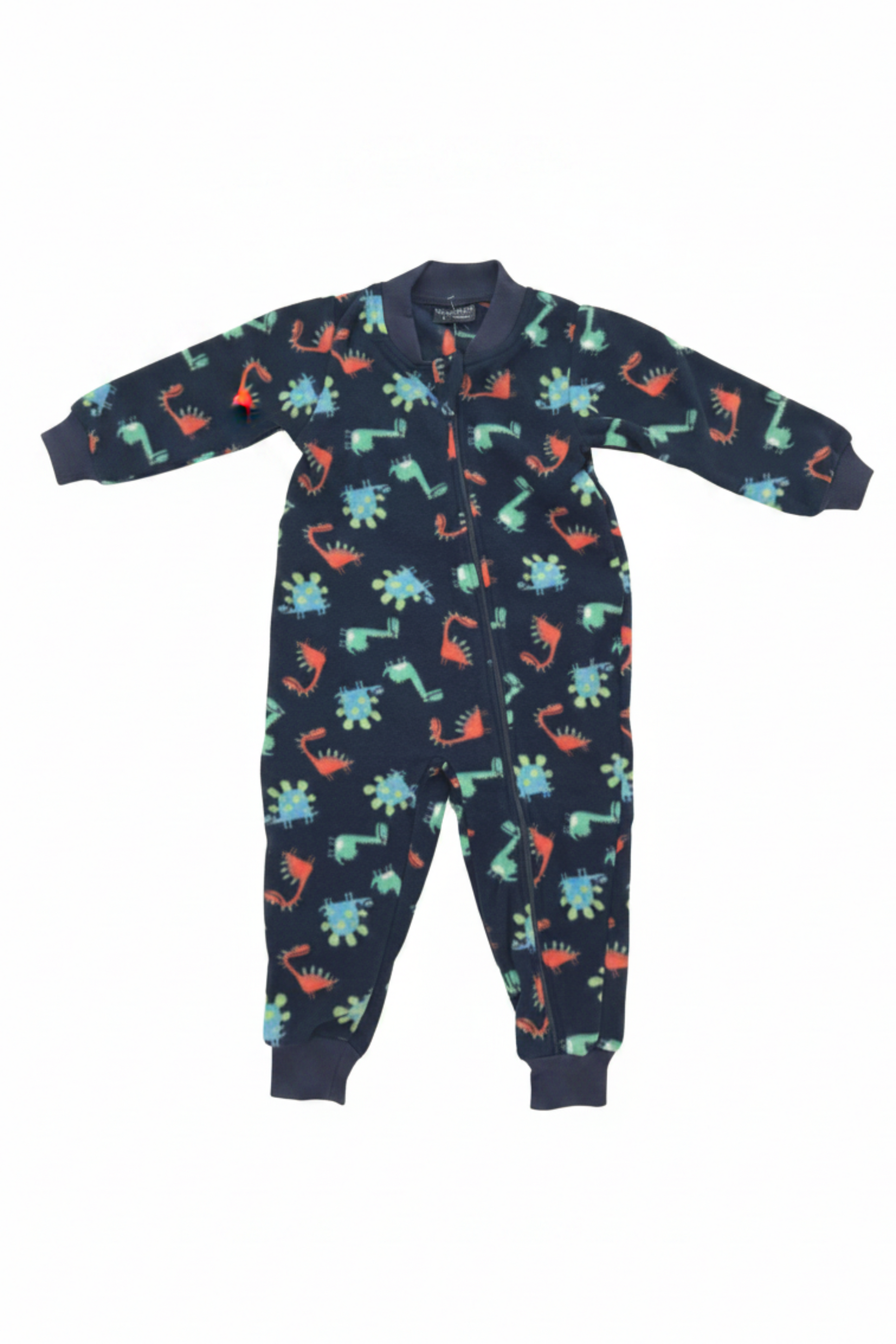 Pijama Macacão Soft Dino Marinho foto 2