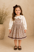 SALOPETE FLORAL COM CAMISA BORDADA 012651 foto 5