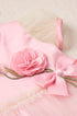 Vestido Infantil Festa Rosa com Manga de Tule — foto 3
