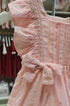 Vestido Bebê Algodão Pipoquinha Verão Rosa Claro — foto 3