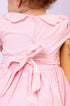Vestido Bebê Casinha de Abelha Rosa Claro Festone — foto 4