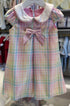 Vestido Infantil Trapézio Xadrez Candy Colors — foto 5