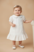 Vestido Linho Bata para Batizado 012654 foto 1