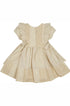 Vestido Linho Bege com Renda Crochê 012655 foto 3