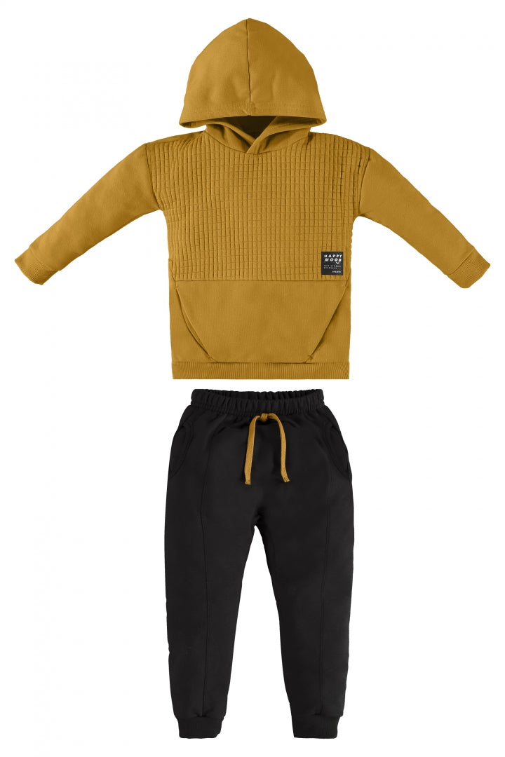 Conjunto Infantil Blusa e Calça em Moletom Peluciado