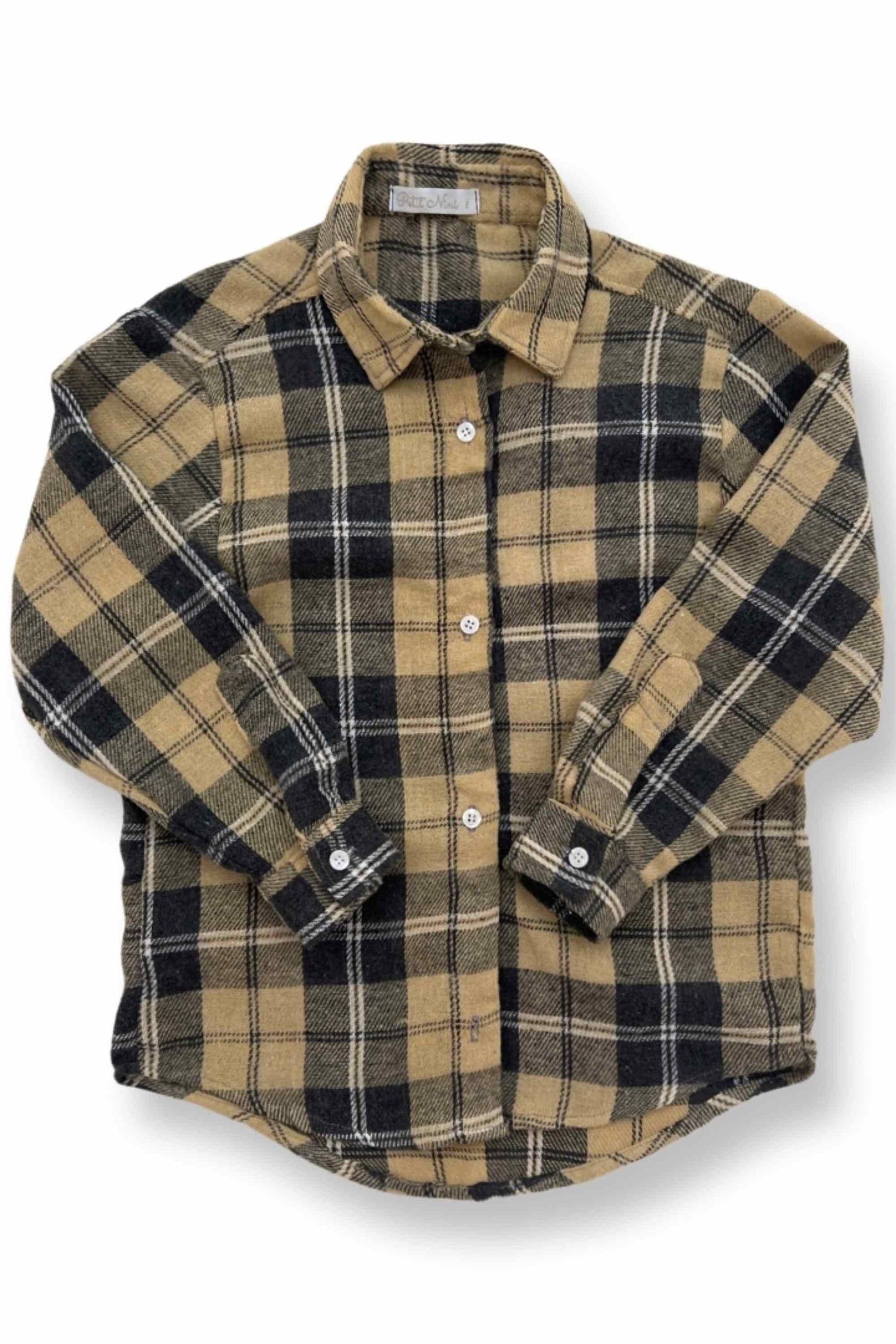 Camisa Xadrez Infantil para Meninos — foto 2