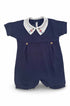 Romper de Tricotil com Bordado Soldadinho Azul Marinho — foto 3