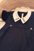 Romper de Tricotil com Bordado Soldadinho Azul Marinho — foto 4