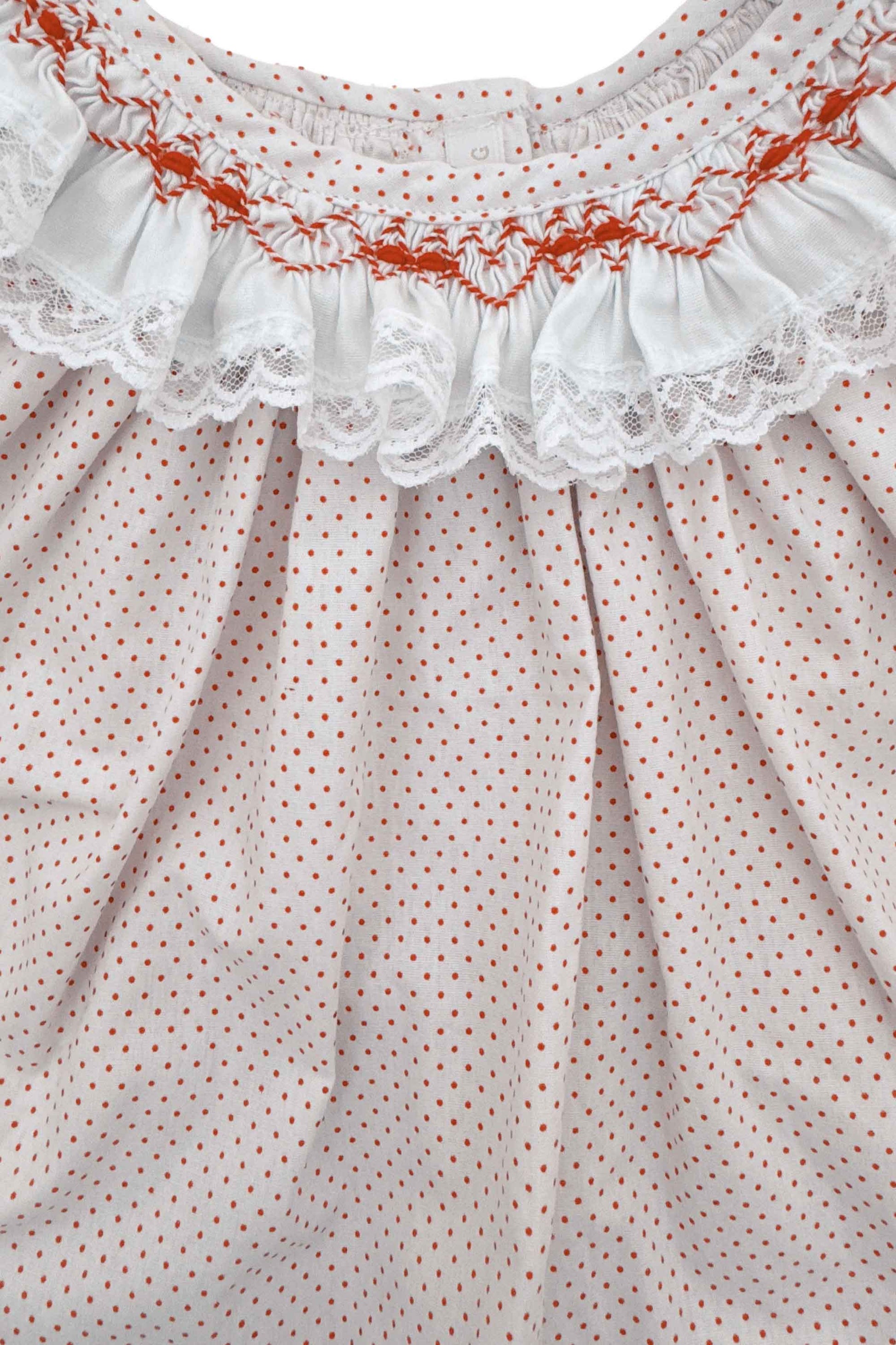 Bata e Tapa Fralda Poá Vermelho — foto 3