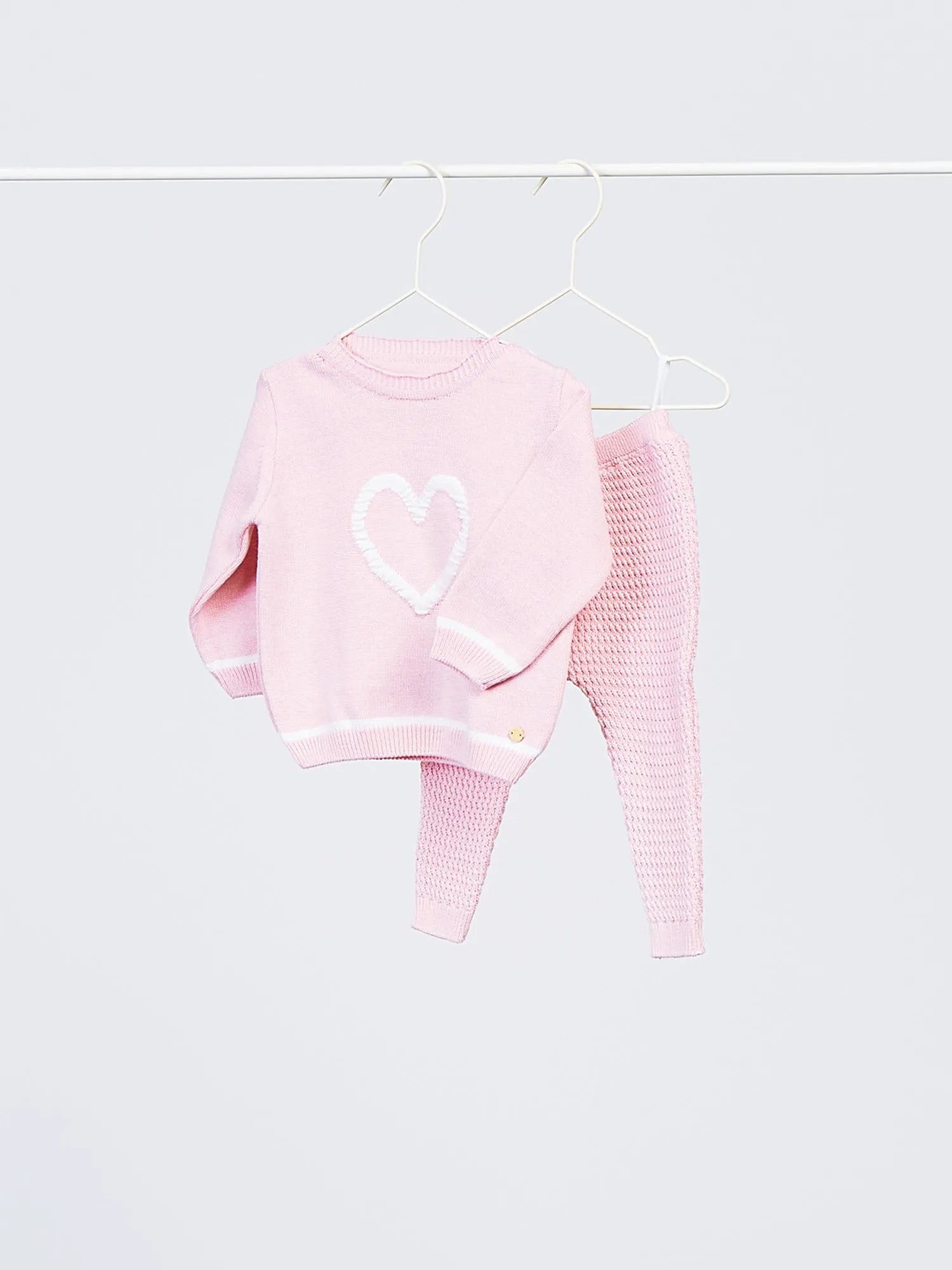 Conjunto Coração Rosa Blush — foto 2