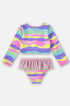 Biquini Infantil Manga Longa com Proteção UV Candy Colors — foto 2