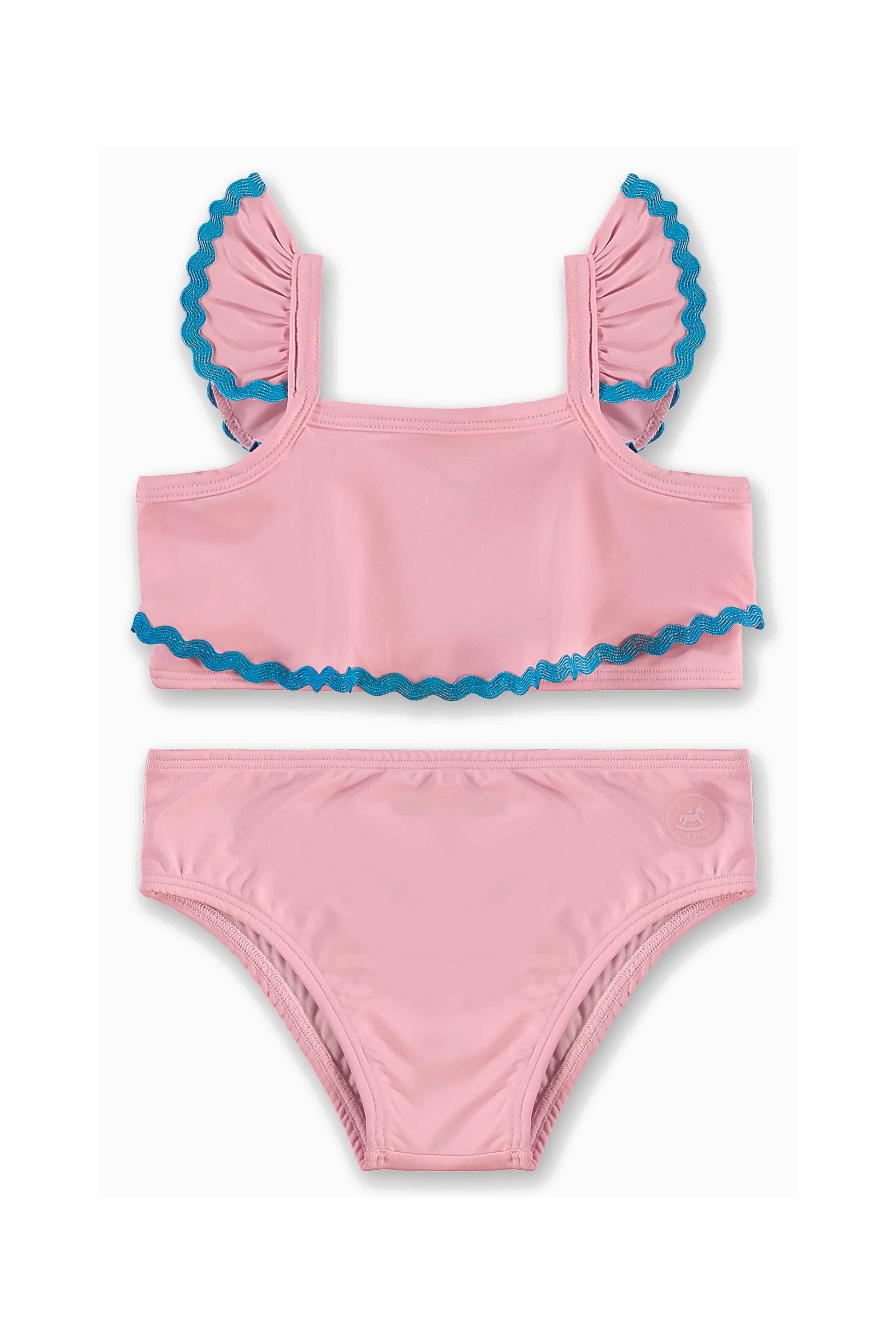 Biquini Infantil FPS 50+ com Top e Calcinha Rosa — foto 1