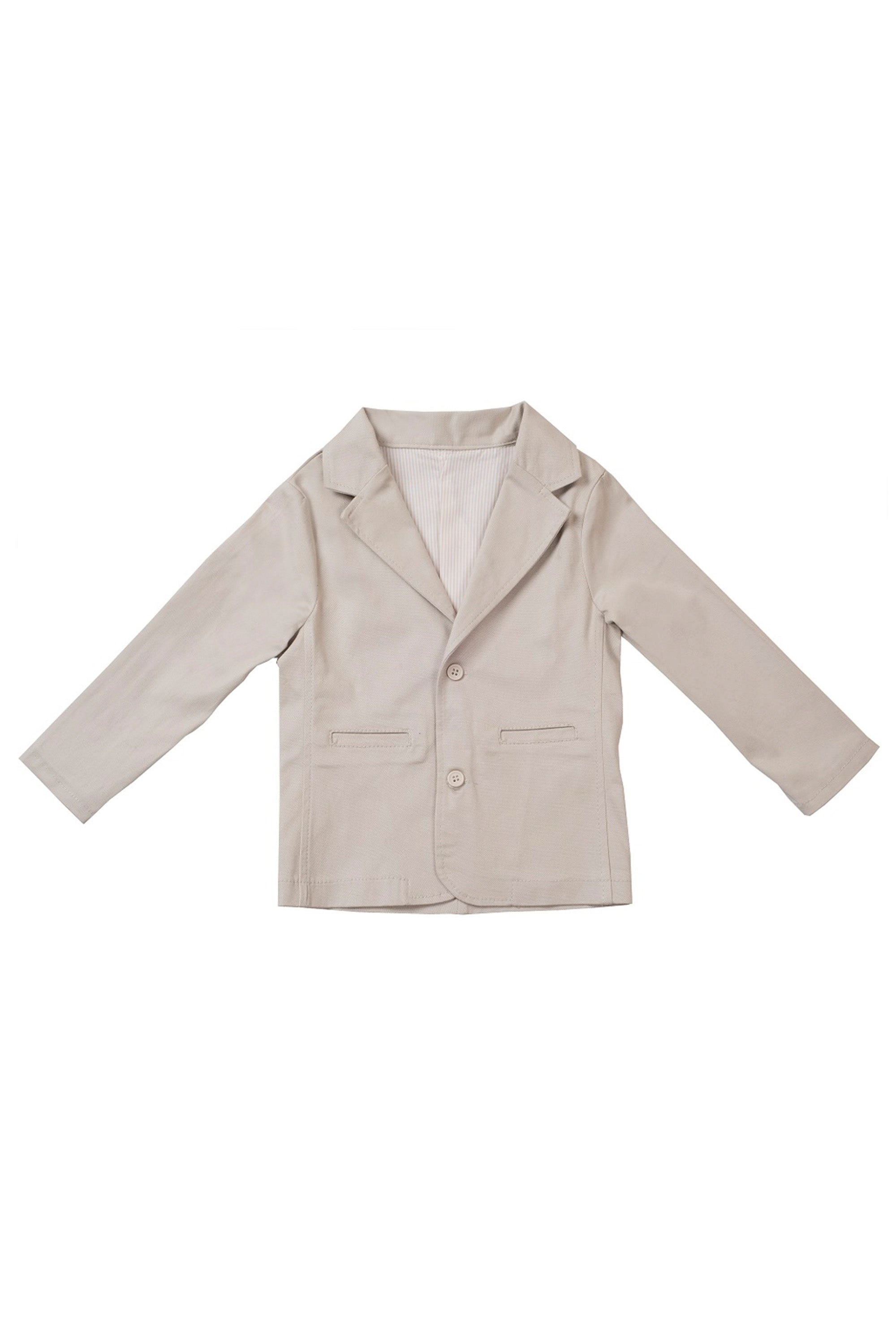Blazer Infantil em Sarja Cru — foto 2