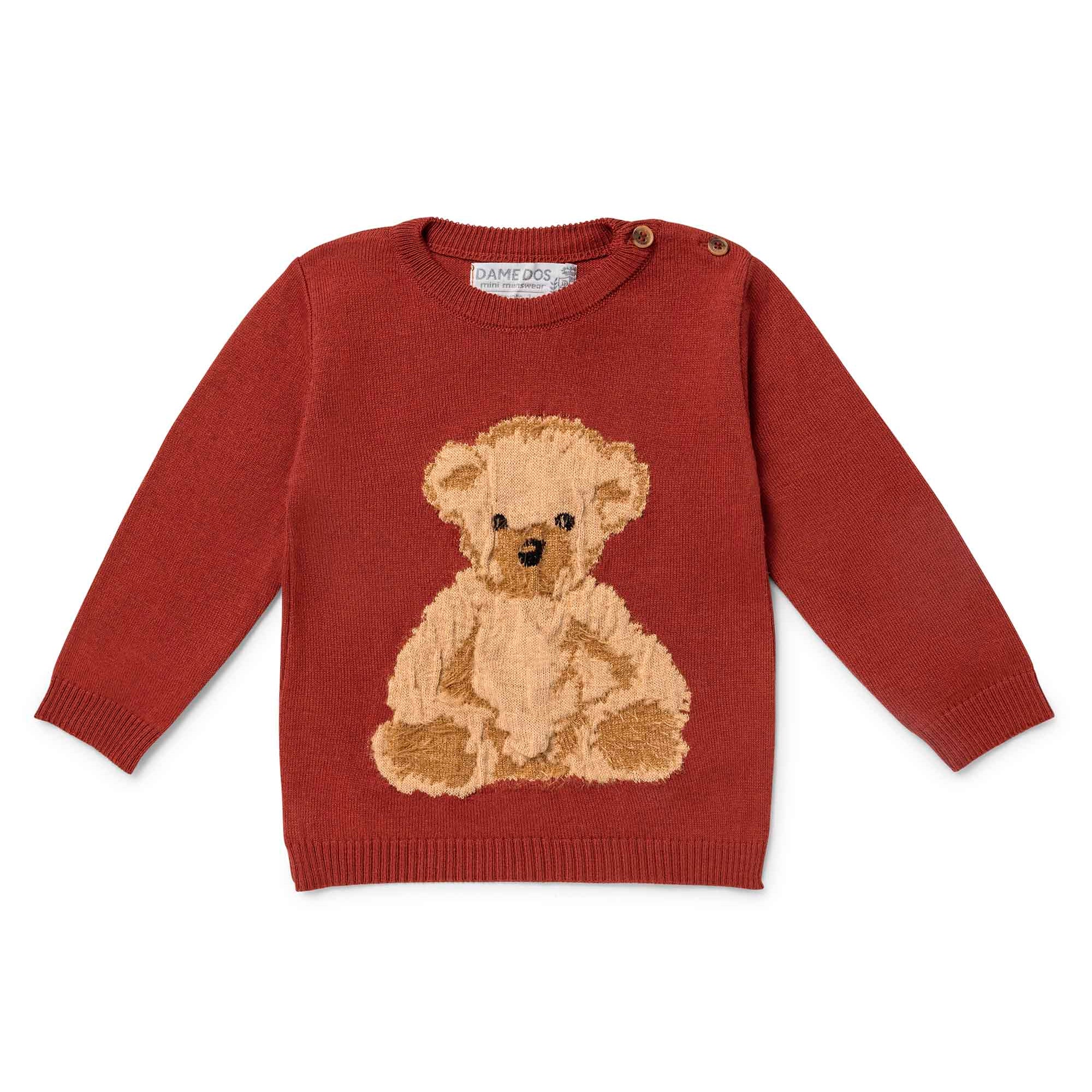 Malha Infantil Menino Estampa Urso — foto 1