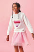 Tricot Infantil para Meninas Coração Degradê — foto 4