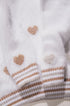 Tricot Infantil para Meninas Peludinho Coração Lurex — foto 5