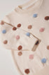 Tricot Infantil Poá Off White para Meninas — foto 2