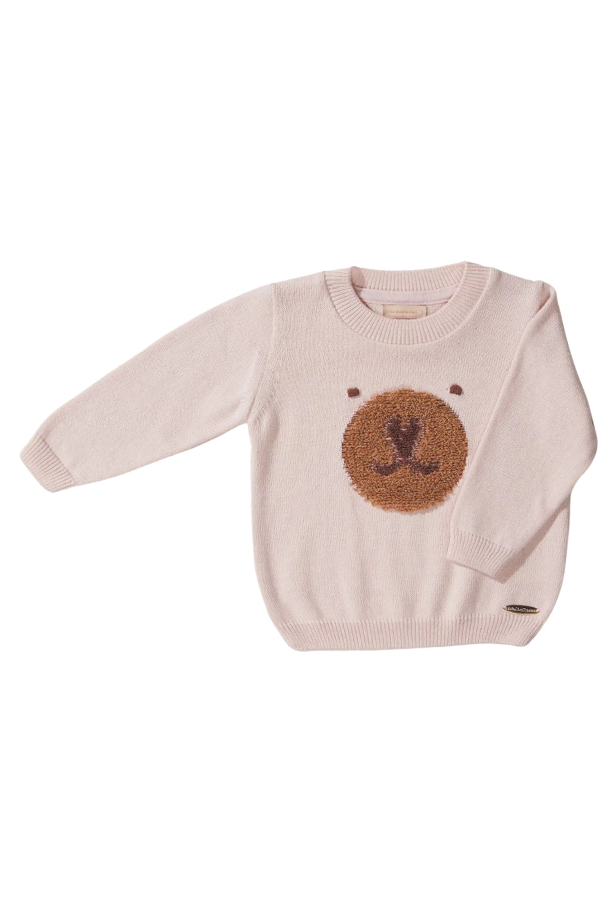 Tricot Infantil para Meninas Ursa Rosa — foto 2
