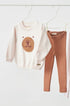 Legging Infantil em Tricot Doce de Leite para Meninas — foto 4