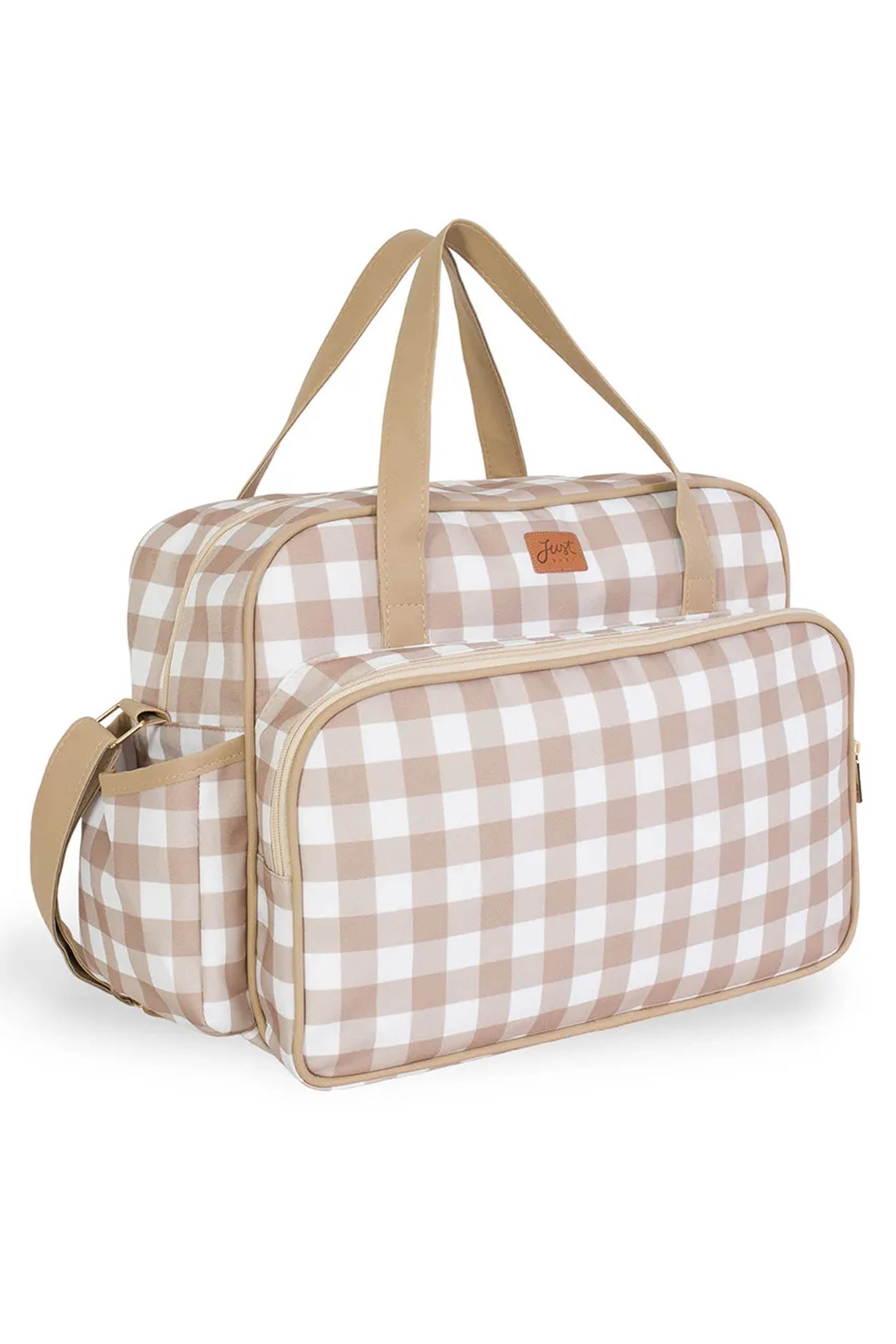 Bolsa para Maternidade Vichy Bege — foto 1