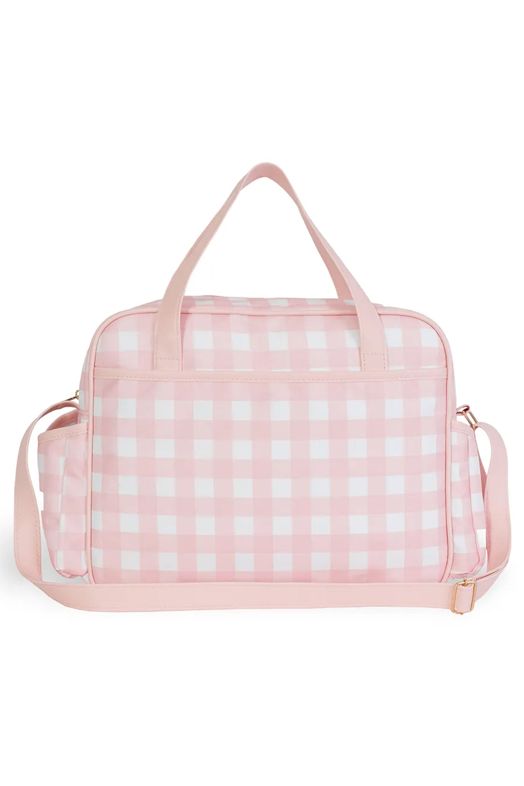 Bolsa para Maternidade Vichy Rosa — foto 2